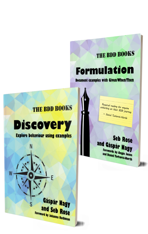 All published BDD Books 3D picture
